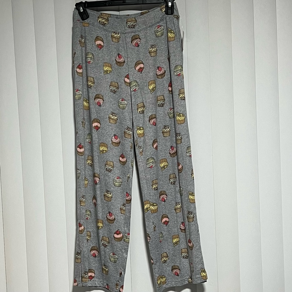 Printed wide leg loungewear - simple pleasures- medium B9-6